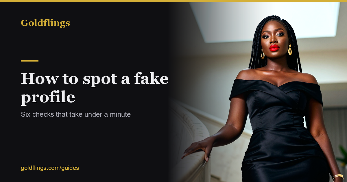 How to spot a fake profile