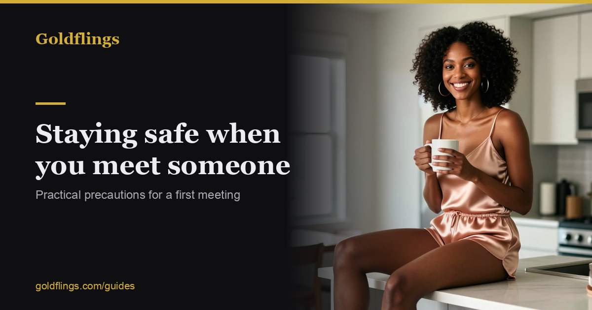 Staying safe when you meet someone